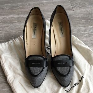 Gray/Black L.K. Bennett Pumps